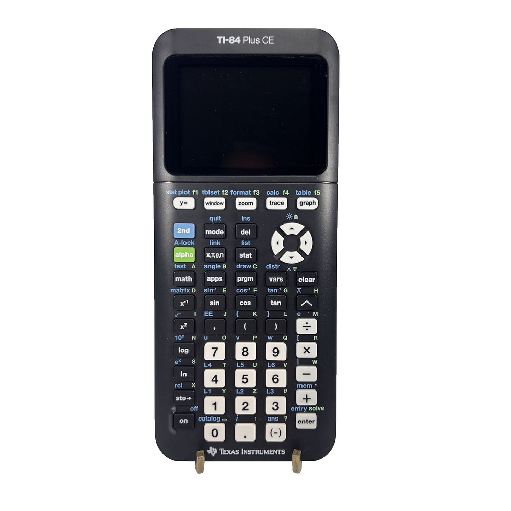Texas Instruments TI-84 Plus CE Color Graphing Calculator w/Cover No Charger